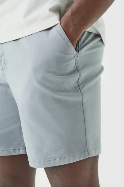 Fixed Waist Skinny Fit Chino Shorts