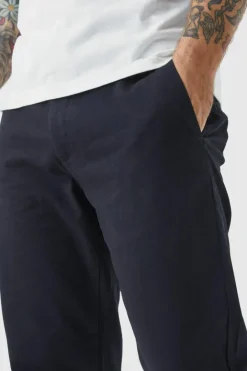 Fixed Waist Slim Cropped Chino