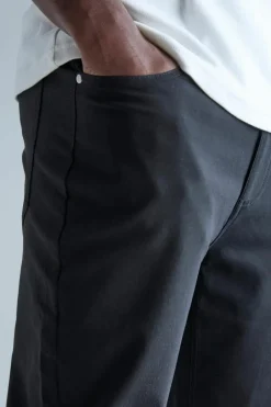 Fixed Waist Slim Fit Technical Stretch Trouser