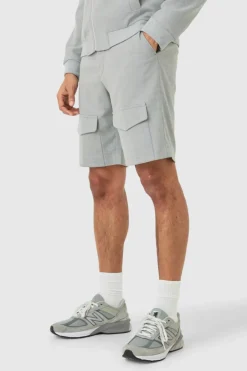Fixed Waist Smart Cargo Shorts