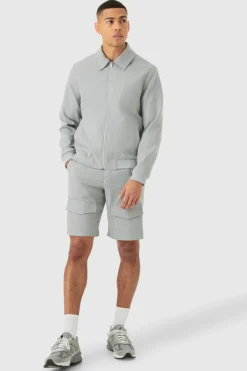 Fixed Waist Smart Cargo Shorts