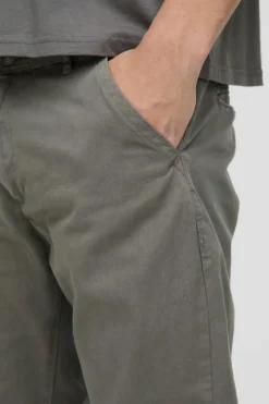 Fixed Waist Straight Chino Trousers