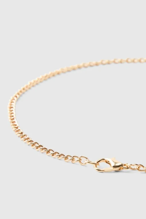 Gem Pendant Necklace In Gold