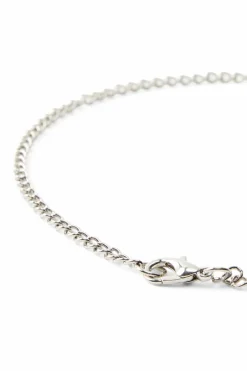 Gem Pendant Necklace In Silver