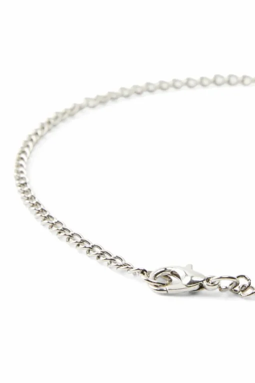 Gem Pendant Necklace In Silver