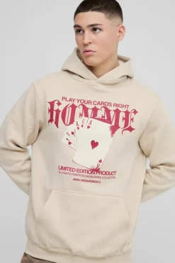 Gothic Cards Graphic Hoodie