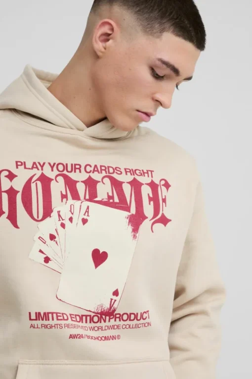 Gothic Cards Graphic Hoodie
