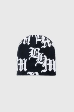 Gothic Logo Jacquard Beanie