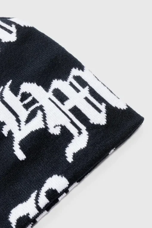 Gothic Logo Jacquard Beanie