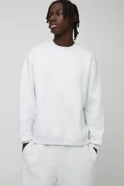 330GSM Basic Oversized Crew Neck Sweatshirt