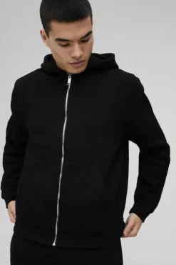 330GSM Basic Zip Through Hoodie