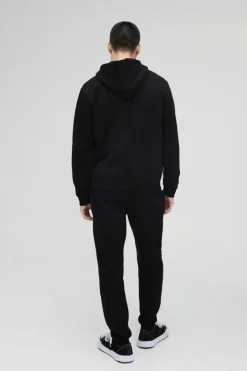 330GSM Basic Zip Through Hoodie