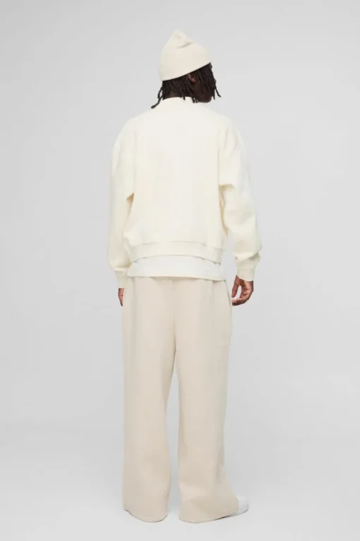 330GSM Oversized Basic Boxy Extended Neck Sweatshirt