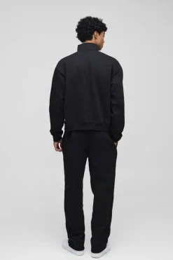 330GSM Oversized Basic Boxy Funnel Neck Sweatshirt