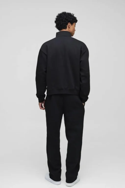 330GSM Oversized Basic Boxy Funnel Neck Sweatshirt