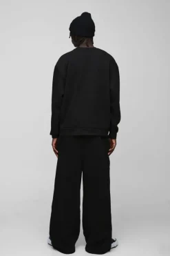 330GSM Oversized Basic Crew Neck Sweatshirt