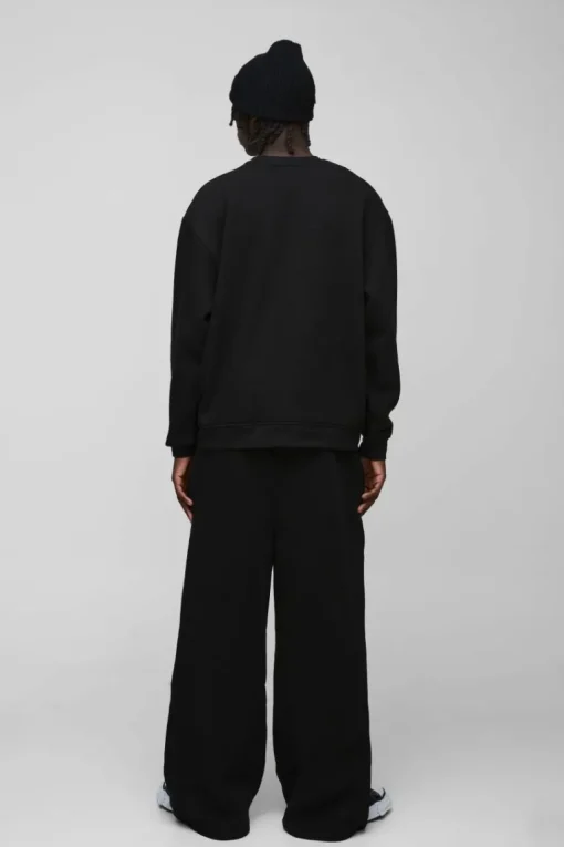 330GSM Oversized Basic Crew Neck Sweatshirt
