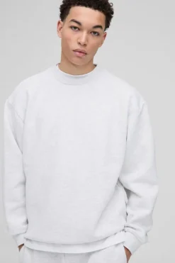 330GSM Oversized Basic Crew Neck Sweatshirt