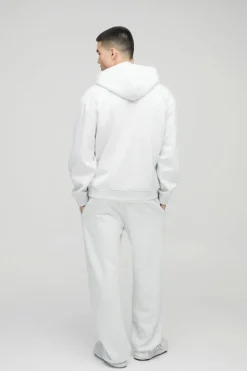 330GSM Oversized BM Signature Zip Through Hoodie