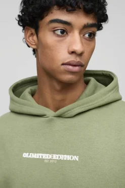 330GSM Oversized Boxy High Build Print Limited Hoodie