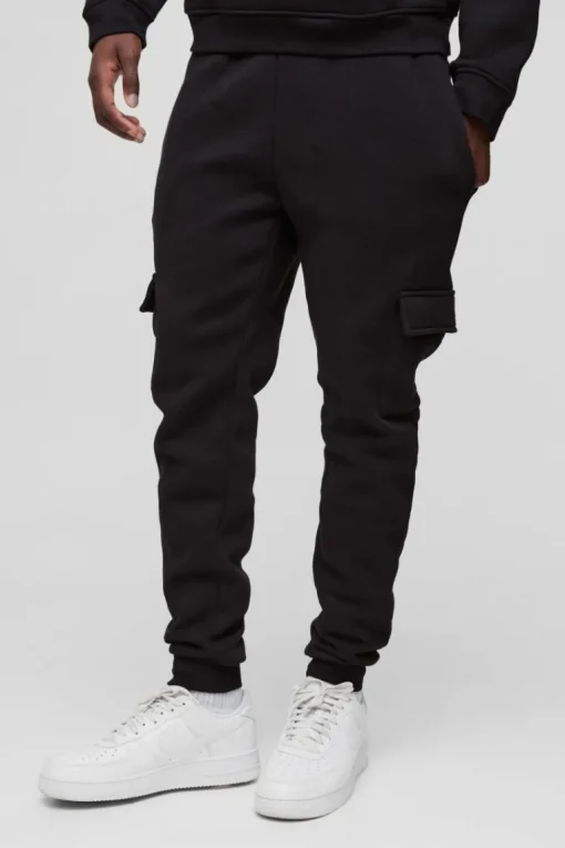 330GSM Skinny Basic Cargo Jogger