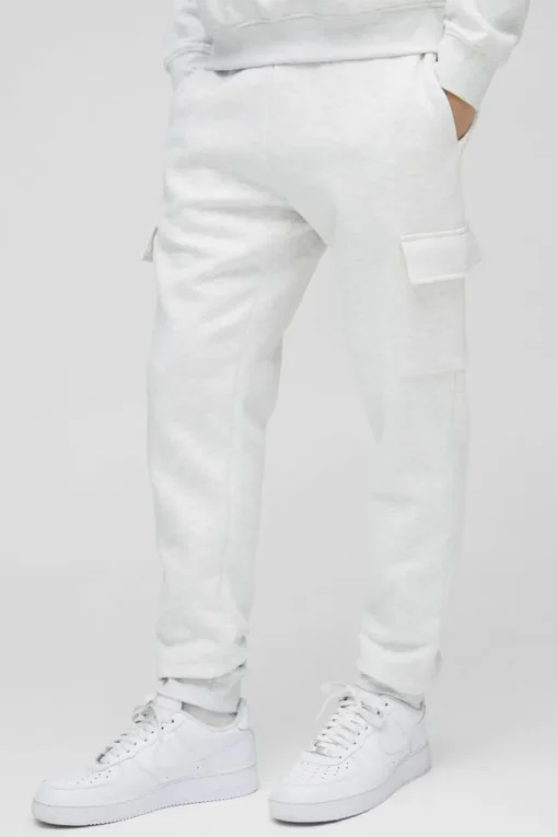 330GSM Slim Fit Basic Cargo Jogger