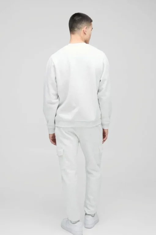 330GSM Slim Fit Basic Cargo Jogger