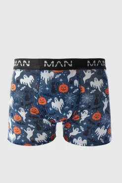 Halloween Spooky Print Boxers