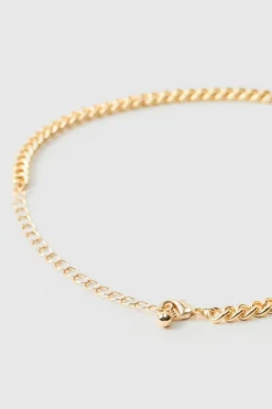 Heart Charm Necklace In Gold