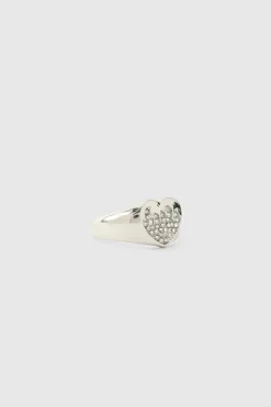 Heart Ring In Silver