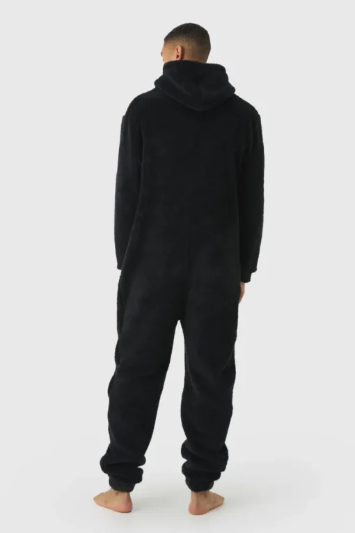 Heavyweight Cuffed Hooded Fleece Onesie