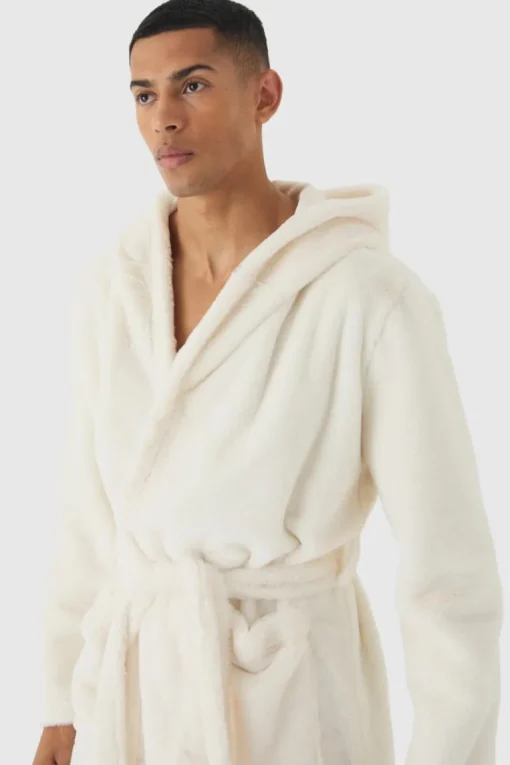 Heavyweight Hooded Fleece Robe