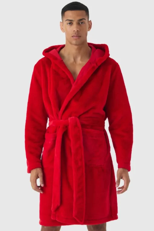 Heavyweight Hooded Fleece Robe
