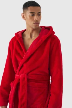 Heavyweight Hooded Fleece Robe