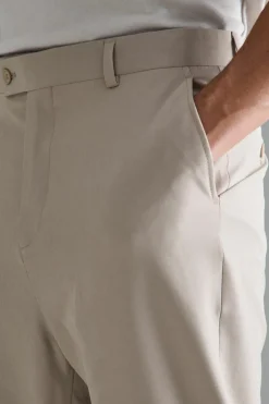 High Rise 4 Way Stretch Tapered Trousers