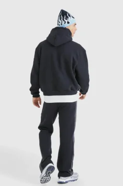 Homme Print Denim Gusset Tracksuit