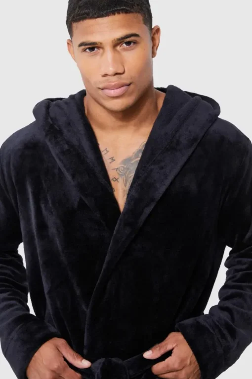 Hooded Dressing Gown