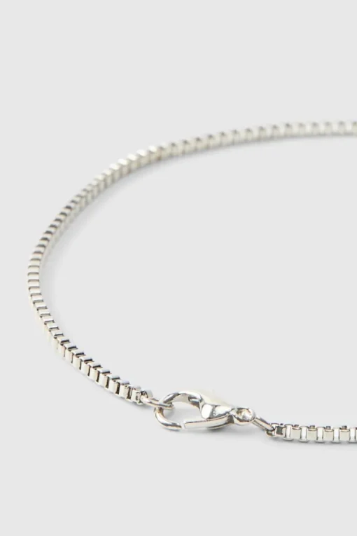 Iced Cross Necklace In Silver