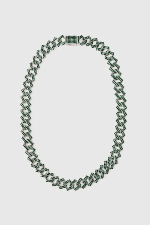 Iced Prong Cuban Necklace