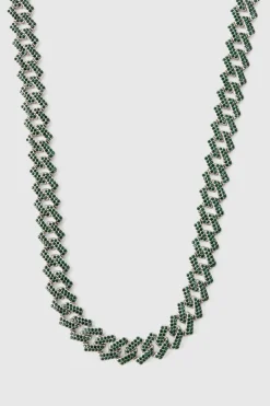 Iced Prong Cuban Necklace