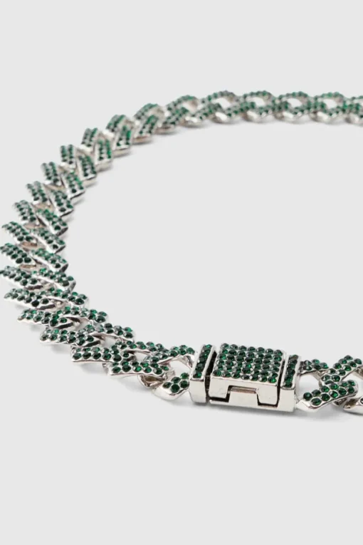 Iced Prong Cuban Necklace