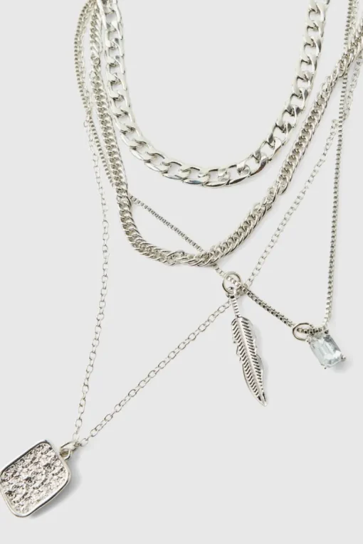 Layered Double Pendant Necklace