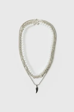 Layered Feather Necklace