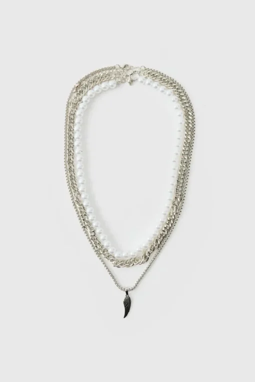 Layered Feather Necklace