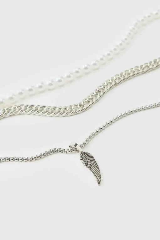 Layered Feather Necklace