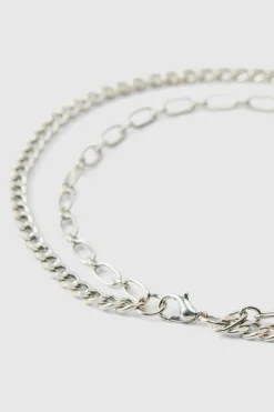 Layered Lock Necklace