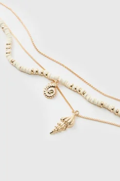 Lightning Bolt Necklace In Gold