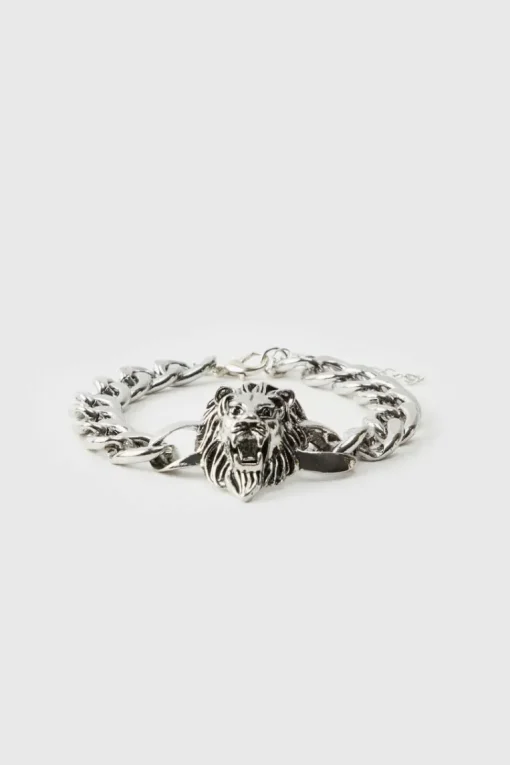Lion Hardware Silver Bracelet