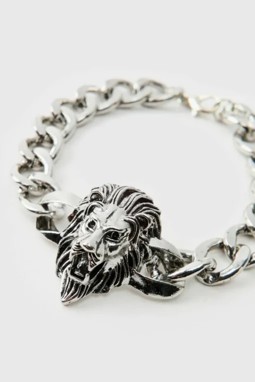 Lion Hardware Silver Bracelet