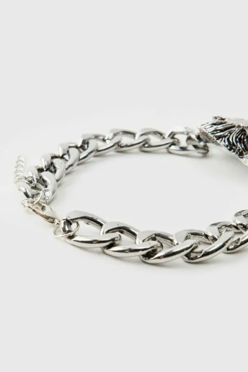 Lion Hardware Silver Bracelet